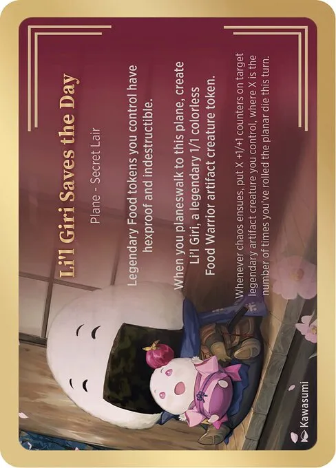 Li'l Giri Saves the Day · Secret Lair Showcase Planes 6/10