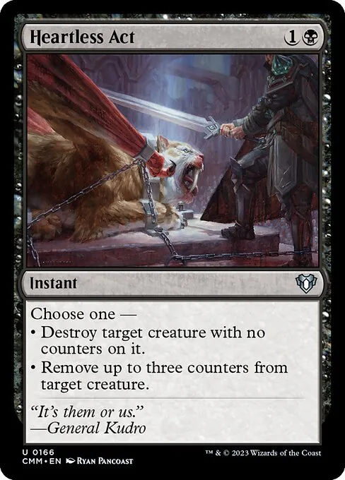 Heartless Act · Commander Masters 166/1067