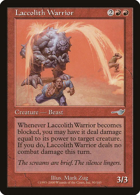 Laccolith Warrior · Nemesis 90/143