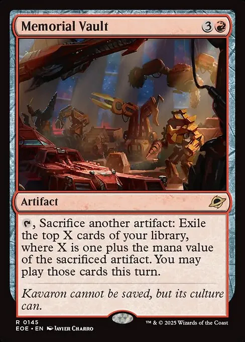 Memorial Vault · Edge of Eternities 145/400