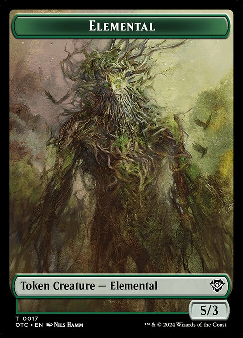 Elemental · Outlaws of Thunder Junction Commander Tokens 17/41