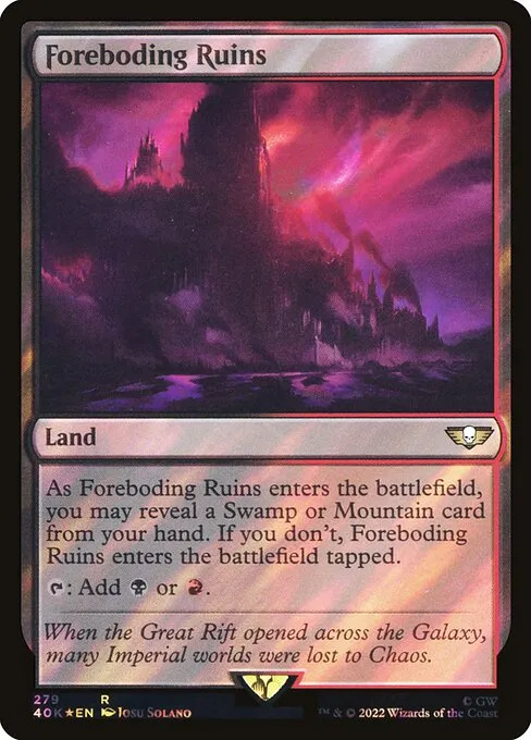 Foreboding Ruins · Warhammer 40,000 Commander 279★/617