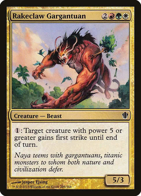 Rakeclaw Gargantuan · Commander 2013 205/356