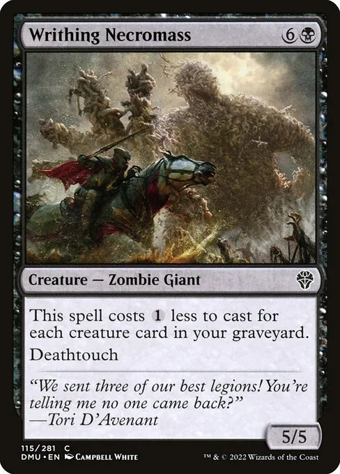 Writhing Necromass · Dominaria United 115/453