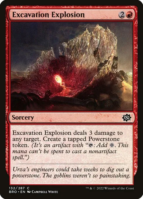 Excavation Explosion · The Brothers' War 132/399