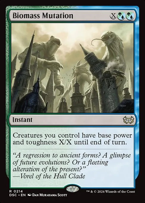 Biomass Mutation · Duskmourn: House of Horror Commander 214/373
