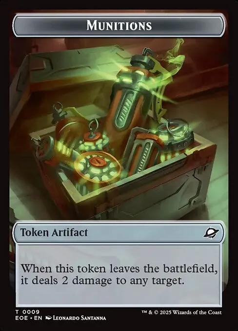 Munitions · Edge of Eternities Tokens 9/12