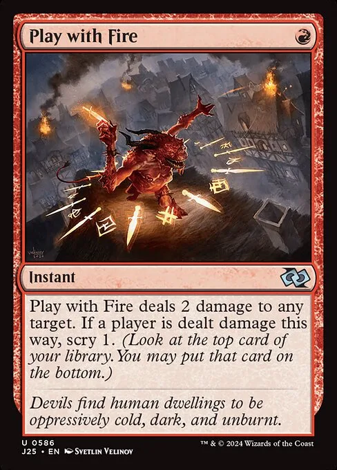 Play with Fire · Foundations Jumpstart 586/779