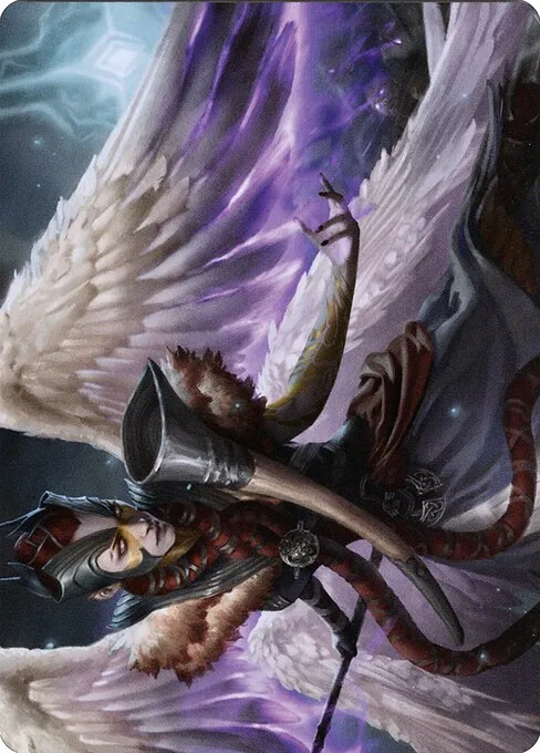 Firja, Judge of Valor // Firja, Judge of Valor · Kaldheim Art Series 56/81
