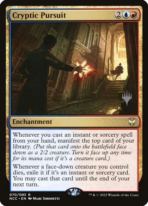 Cryptic Pursuit · New Capenna Commander Promos 70p/75
