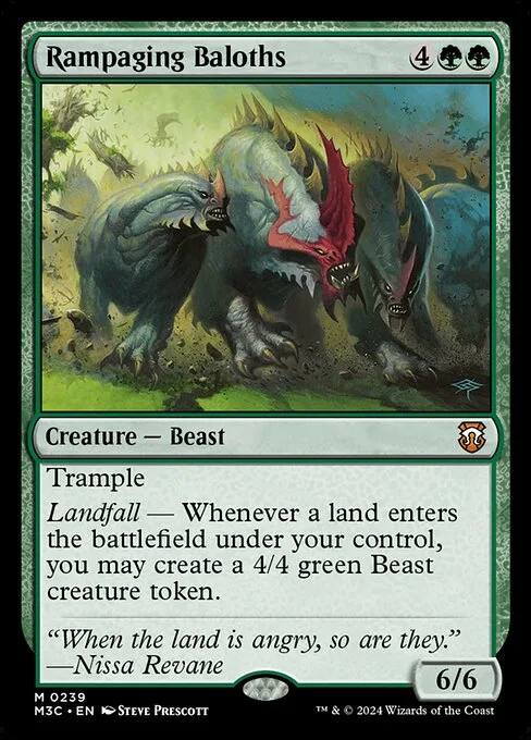 Rampaging Baloths · Modern Horizons 3 Commander 239/398