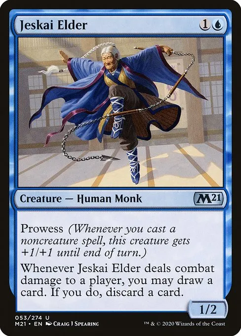 Jeskai Elder · Core Set 2021 53/397
