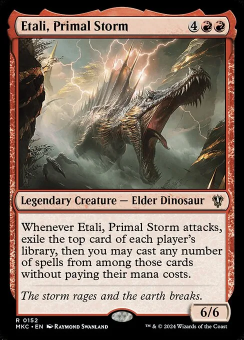 Etali, Primal Storm · Murders at Karlov Manor Commander 152/358