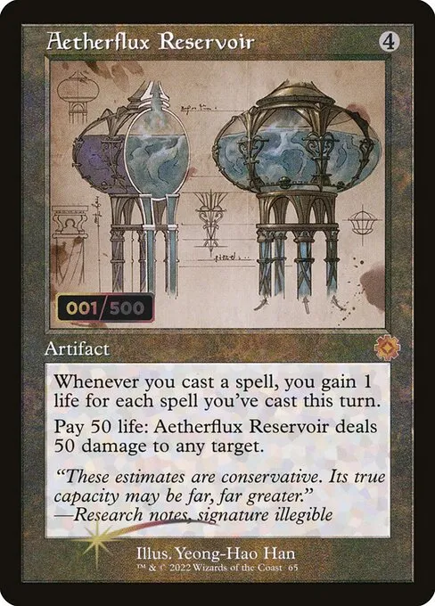 Aetherflux Reservoir · The Brothers' War Retro Artifacts 65z/189