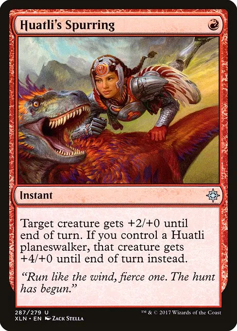 Huatli's Spurring · Ixalan 287/289