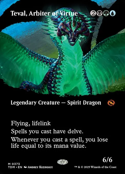 Teval, Arbiter of Virtue · Tarkir: Dragonstorm 373/427