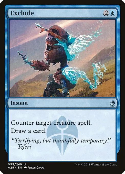 Exclude · Masters 25 55/249