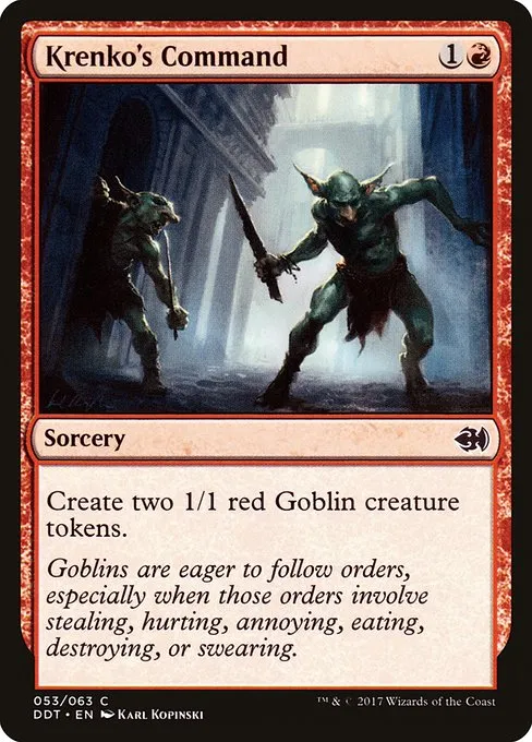 Krenko's Command · Duel Decks: Merfolk vs. Goblins 53/63