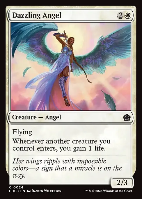 Dazzling Angel · Foundations Commander 24/3