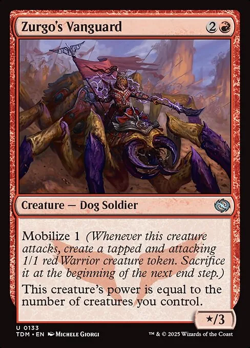 Zurgo's Vanguard · Tarkir: Dragonstorm 133/427