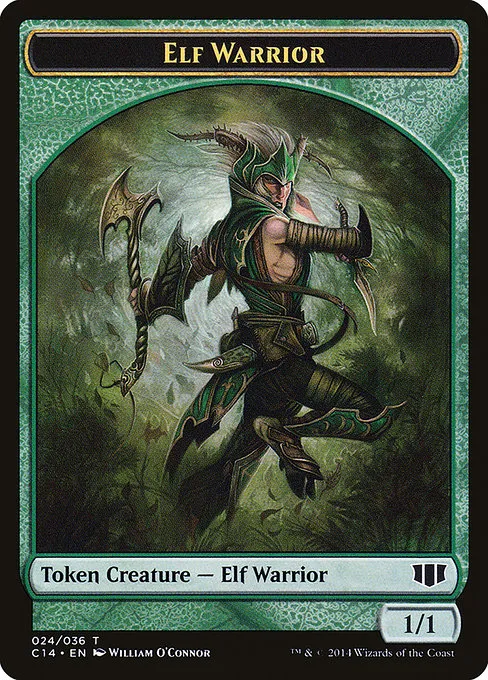 Elf Warrior · Commander 2014 Tokens 24/36