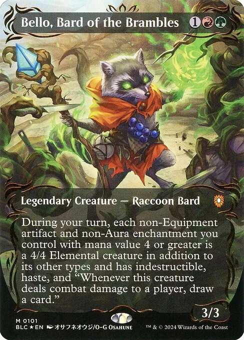 Bello, Bard of the Brambles · Bloomburrow Commander 101/356