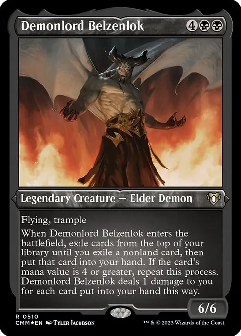 Demonlord Belzenlok · Commander Masters 510/1067