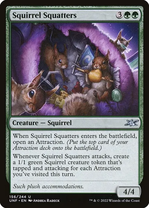 Squirrel Squatters · Unfinity 156/639