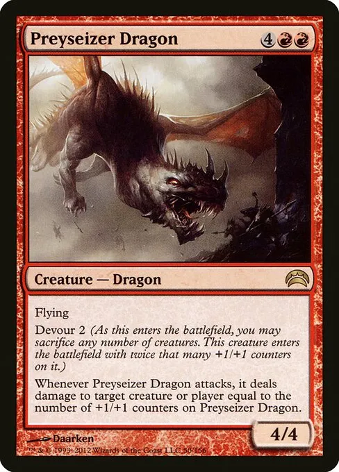Preyseizer Dragon · Planechase 2012 50/156