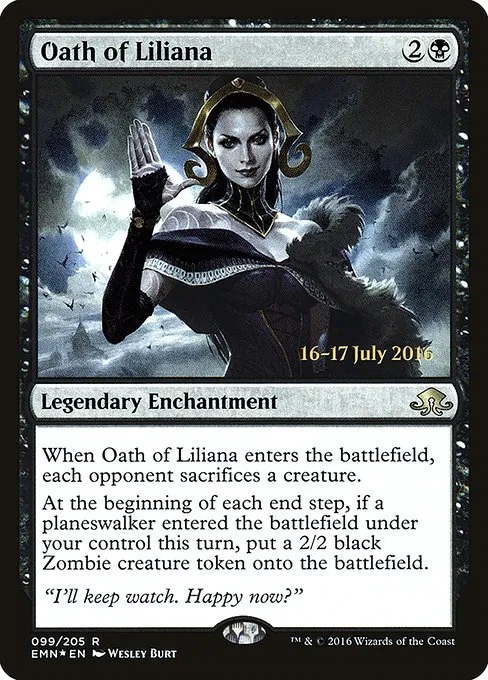 Oath of Liliana · Eldritch Moon Promos 99s/77