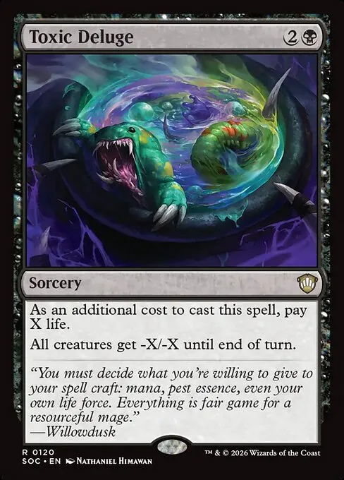 Toxic Deluge · Secrets of Strixhaven Commander 120/426