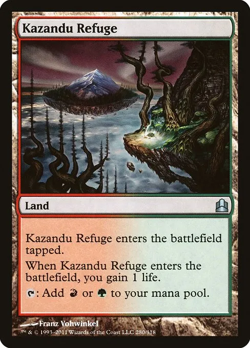 Kazandu Refuge · Commander 2011 280/318