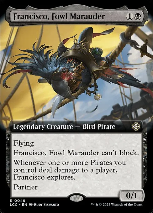 Francisco, Fowl Marauder · The Lost Caverns of Ixalan Commander 49/370