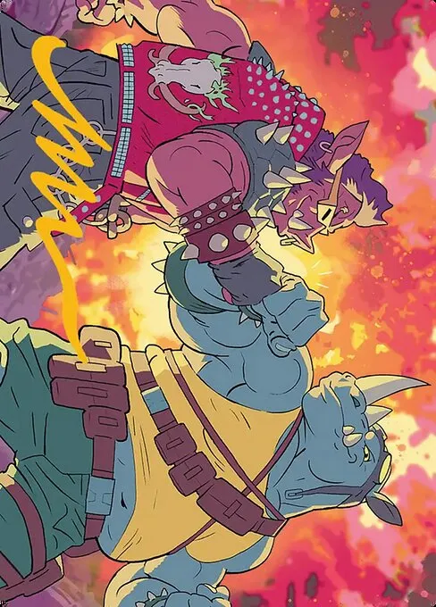 Bebop & Rocksteady // Bebop & Rocksteady · Teenage Mutant Ninja Turtles Art Series 29/54
