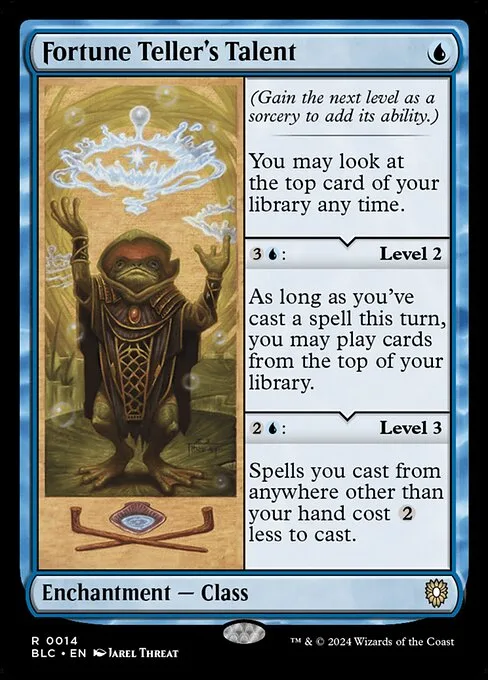 Fortune Teller's Talent · Bloomburrow Commander 14/356