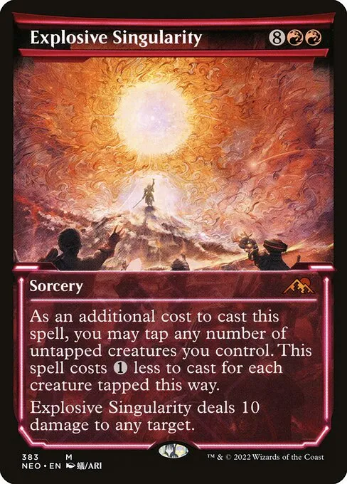 Explosive Singularity · Kamigawa: Neon Dynasty 383/531