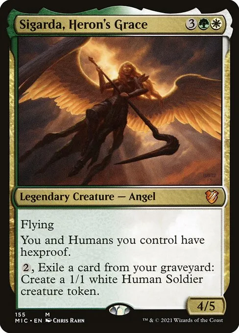Sigarda, Heron's Grace · Midnight Hunt Commander 155/187