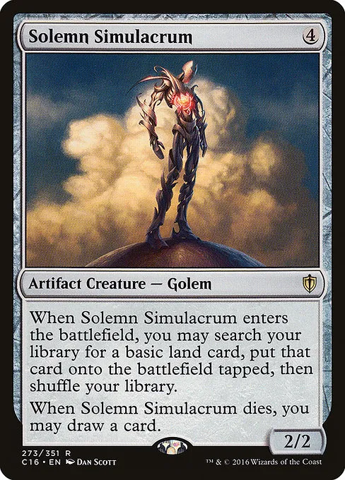 Solemn Simulacrum · Commander 2016 273/351