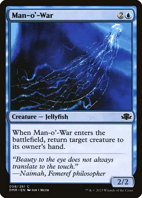 Man-o'-War · Dominaria Remastered 58/457