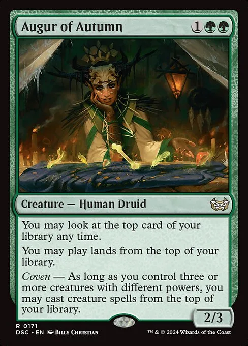Augur of Autumn · Duskmourn: House of Horror Commander 171/373