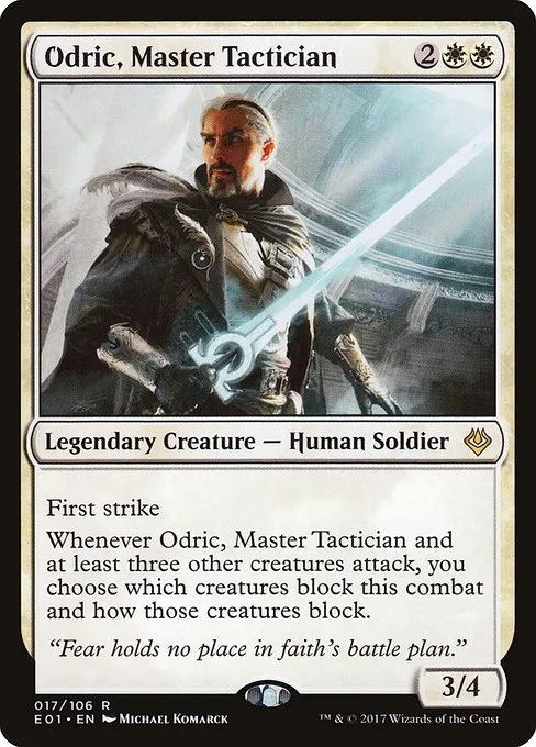 Odric, Master Tactician · Archenemy: Nicol Bolas 17/106
