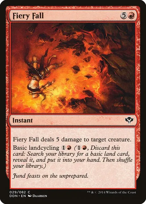 Fiery Fall · Duel Decks: Speed vs. Cunning 29/82