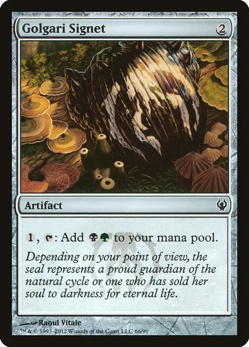 Golgari Signet · Duel Decks: Izzet vs. Golgari 66/90