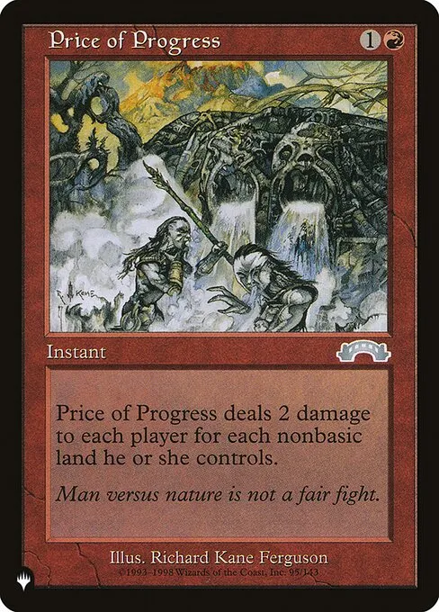 Price of Progress · The List EXO-95/5050
