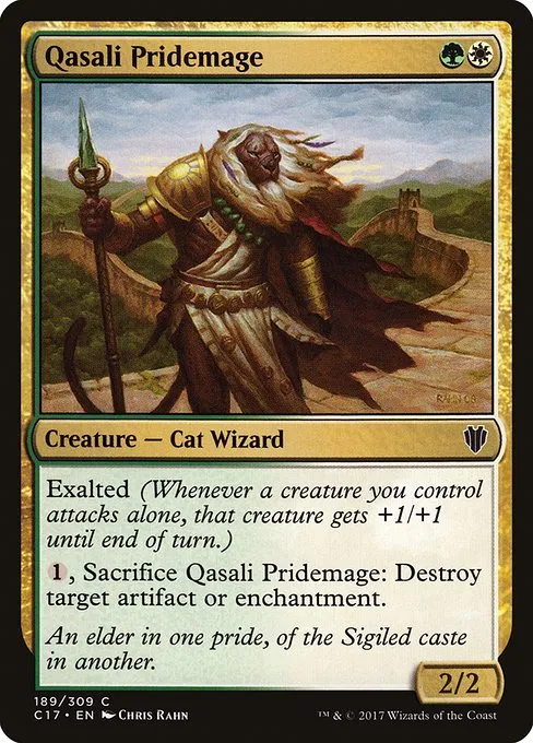 Qasali Pridemage · Commander 2017 189/309