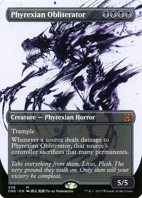 Phyrexian Obliterator · Phyrexia: All Will Be One 308/479