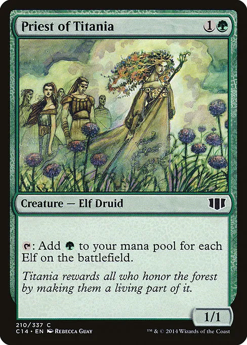 Priest of Titania · Commander 2014 210/337