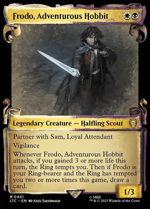 Frodo, Adventurous Hobbit · Tales of Middle-earth Commander 461/591