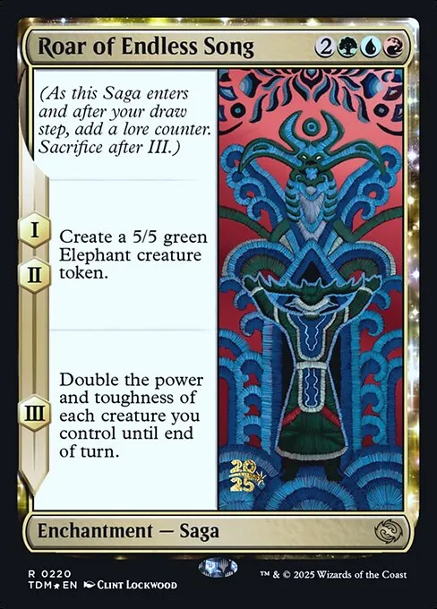 Roar of Endless Song · Tarkir: Dragonstorm Promos 220s/160