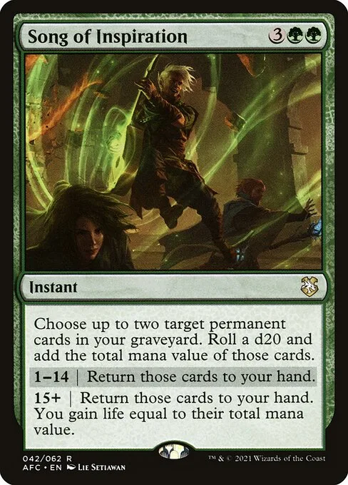 Song of Inspiration · Forgotten Realms Commander 42/331